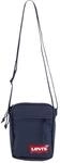 Levi's Men's Mini Crossbody Solid (Red Batwing) Cross Bag, Navy blue,One Size