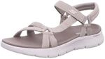 Skechers Go Walk Flex Sublime Damen-Sandalen, Taupe, 41 EU
