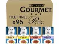 Gourmet Katzenfutter Perle Chef's Collection, 96 Beutel, 96 x 85 g