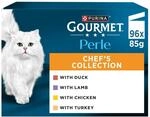 Gourmet Katzenfutter Perle Chef's Collection, 96 Beutel, 96 x 85 g