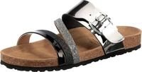 Lico Damen Bioline Lady Pantoletten, Anthrazit, 41 EU