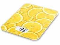 Beurer KS 19 Lemon digitale Küchenwaage (Tara-Zuwiegefunktion,