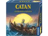 KOSMOS 682750 CATAN - Entdecker & Piraten, Erweiterung zu CATAN - Das Spiel,