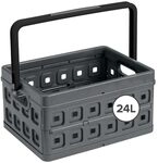 Sunware Square klappbox 24L - 43,5x31x21,3cm - klappboxen faltbar stabil f&uuml;r schwere