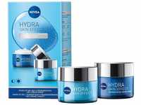 NIVEA Hydra Skin Effect Tages- & Nachtpflege Set, mit Wake-up Gel und...