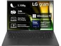 2024 LG gram 16 Zoll Notebook - 1199g Intel Core Ultra7 Laptop (16GB RAM, 512GB...