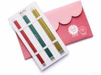 KnitPro Zing Nadelspiel-Set 20 cm, 2,5-5,0 mm - Perfekte Vielseitigkeit für...