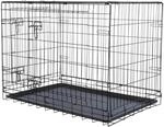 TRIXIE Hundebox Home schwarz &ndash; L: 109 &times; 79 &times; 71 cm &ndash; faltbarer Hundek&auml;fig mit