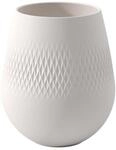 Villeroy und Boch Collier Blanc Vase Carr&eacute; No. 2, 12,5 x 12,5 x 14 cm, Premium