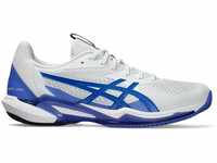 ASICS Herren Solution Speed FF 3 Clay Sneaker, White Tuna Blue, 45 EU
