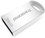 Transcend Jetflash 710 256GB Mini USB Stick, Silber |USB 3.1 Gen 1 Robustes