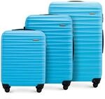WITTCHEN Reisekoffer 3er Koffer-Set Rollkoffer Trolley Handgep&auml;ck Reisekofferset