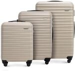 WITTCHEN Reisekoffer 3er Koffer-Set Rollkoffer Trolley Handgep&auml;ck Reisekofferset