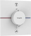 hansgrohe ShowerSelect Comfort E - Thermostat Unterputz mit Sicherungskombination,