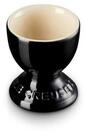 Le Creuset Steinzeug Eierbecher mit Stand-Fu&szlig;, 9 g, 5.3 x 5.3 x 5.9 cm, Schwarz