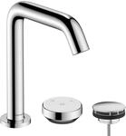 hansgrohe Tecturis S - 2-Loch Waschtischarmatur mit Ablauf, energiesparend