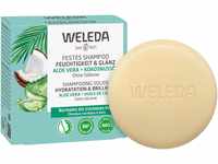 WELEDA Bio Festes Shampoo Feuchtigkeit & Glanz - Naturkosmetik Haarpflege Seife...