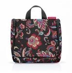reisenthel toiletbag Paisley Black - praktischer Kulturbeutel mit Haken,