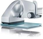 GRAEF Allesschneider MASTER M80 silber, glattes Edelstahlmesser &Oslash; 170 mm, neigbar