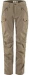 Fj&auml;llr&auml;ven Damen Nikka Curved Hose, Suede Brown, 42