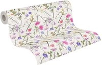 A.S. Cr&eacute;ation Livingwalls Tapete Blumen Wei&szlig; Bunt House of Turnowsky 389011 -