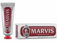 Marvis Zahnpasta Cinnamon Mint, 25 ml, aromatische Zahncreme in Reisegröße...