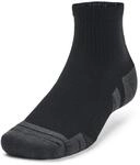Under Armour Unisex 3er-Pack Viertelsocken - Schwarz/Jetgrau - XL