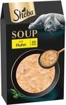 SHEBA Soup Adult Katzen-Nassfutter Portionsbeutel mit Huhn 10 x 4 x 40g, 40er...