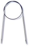 Prym 211364 Rundstricknadeln ALU 80 cm 5,50 mm grau Rundstricknadel, Aluminium, 5,5