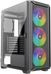 Xilence X613 XILENT BLADE II Gaming PC Geh&auml;use, 3x 120mm ARGB L&uuml;fter, ATX Midi