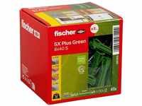 fischer Spreizdübel SX Plus Green 8 x 40 S, Schachtel mit 45 nachhaltigen...