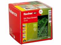 fischer Spreizdübel SX Plus Green 8 x 65, Schachtel mit 45 nachhaltigen...