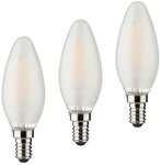 M&uuml;ller-Licht 400292 LED EEK E (A - G) E14 Kerzenform 4W = 40W Warmwei&szlig; 3St, Matt