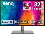 BenQ PD3225U 32" 4K Monitor f&uuml;r Mac & Designer, 3840x2160 UHD, 2000:1 IPS,