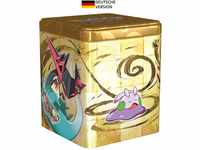Pokémon-Sammelkartenspiel: Stapel-Tin-Box Drache (3 Boosterpacks & 2...