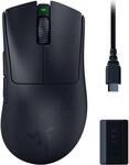Razer DeathAdder V3 Pro + HyperPolling Wireless-Adapter - Ultra leichte E-Sport-Maus