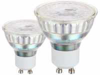 EGLO GU10 Lampe 2er-Set, 2 LED Spots, Reflektorlampe je 4,5 Watt (entspricht 50