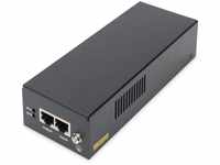 DIGITUS Gigabit Ethernet PoE++ Injector, 802.3bt Power pins: 4/5(+),7/8(-) and