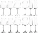LEONARDO HOME Paladino Kelch-Glas Set &bull; 12er Set &bull; Wei&szlig;wein- &bull; Rotwein- und