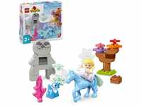 LEGO DUPLO | Disney ELSA und Bruni im Zauberwald, Eiskönigin-Spielzeug mit 4...