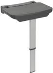 WENKO Duschklappsitz Secura Premium Duschsitz zum Klappen, 120 kg Tragkraft Grau -