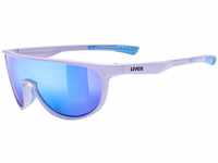 uvex Unisex Kinder, sportstyle 515 Sportbrille, lavender matt/mirror blue, one...