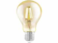 EGLO E27 LED Lampe, Amber Vintage Glühbirne, Leuchtmittel für Retro...