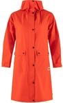 Fj&auml;llr&auml;ven Damen Vardag Rain Parka, Flame Orange, L