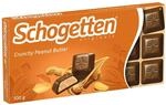 Schogetten Crunchy Peanut Butter 100g Schokoladentafel, praktisch einzeln