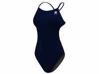 TYR Unisex-Erwachsene Solide Cutoutfit Badeanzug, Marineblau, 24