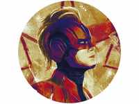 Komar Marvel DOT runde und selbstklebende Vlies Fototapete - Avengers Painting