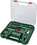 Bosch Universal Werkzeug-Set, 17-teilig (vielseitiger Werkzeugkoffer, best&uuml;ckt,