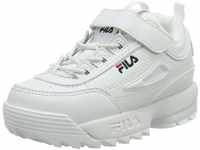 FILA Disruptor E infants Unisex-Baby Sneaker, Weiß (White), 27 EU