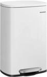 SONGMICS M&uuml;lleimer K&uuml;che, 50 Liter, Abfalleimer, Treteimer, mit Deckel, Softclose,